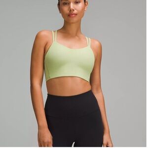 NWT lululemon Green LIKE A CLOUD Longline Bra